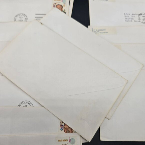 1968 First Day Of Issue Walt Disney Commemorative Stamp Envelopes 20 Lot LI3007 - Picture 9 of 9
